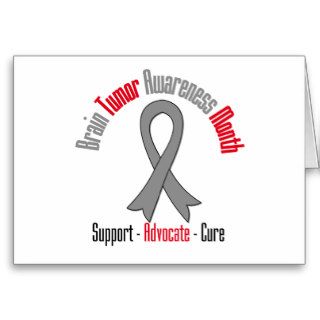 Brain Tumor Awareness Month Ribbon Cards