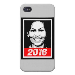 MICHELLE OBAMA 2016 INK ART.png iPhone 4 Cases
