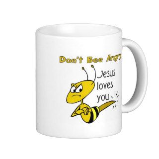 Christian bee design, Don't bee angry Mugs