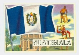 1956 Flags of the World 78 Guatemala Near Mint Plus Entertainment Collectibles