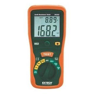 Extech 382252 NIST Extech 382252  NIST Earth Ground Resistance Tester Kit. Includes all hardware necessary to measure earth ground in 3 ranges from 20 to 2000O with NIST calibration   Multi Testers  