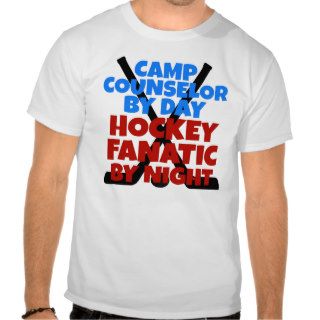 Hockey Lover Camp Counselor T shirts