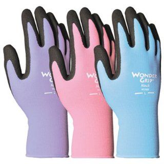 Wonder Grip Nearly Naked Gloves, Large, Assorted Colors  Work Gloves  Patio, Lawn & Garden