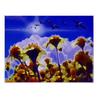 21 Flowers and Sky 220 Posters