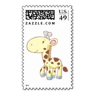 Cute Cartoon Baby Giraffe Shirts Postage