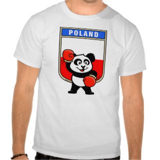 Poland Boxing Panda Tshirts