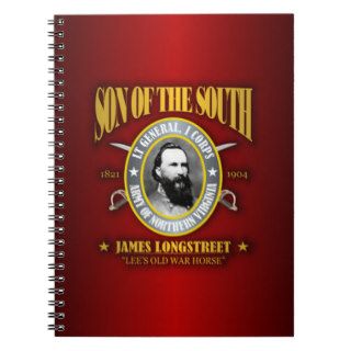 James Longstreet (SOTS2) gold Spiral Note Book