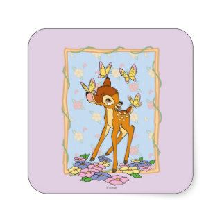 Bambi and Butterflies Stickers