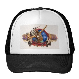Spear Warrior Native American Mesh Hat