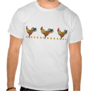 Rooster Parade for women T shirt