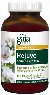 Gaia Herbs   Rejuve Gentle Daily Fiber   215 Grams