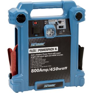 NPower Flex Powerpack XL 6 In 1 Powerpack/Jumpstarter, Air Compressor System