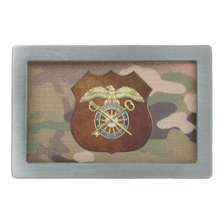 [300] Quartermaster Corps Branch Insignia Rectangular Belt Buckle