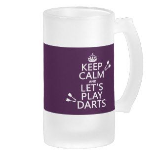 Keep Calm and Let's Play Darts Mug