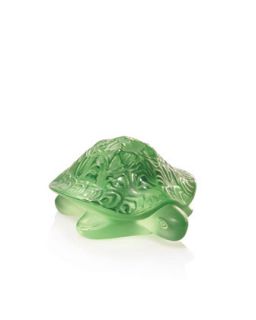 Green Sidonie Turtle   Lalique