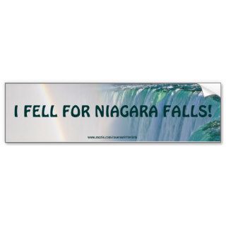 Niagara Falls Horseshoe Falls & Rainbow Bumper Stickers