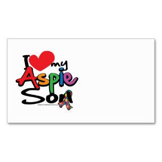 I Love My Aspie Son Business Card