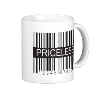 upc Code Priceless Coffee Mug
