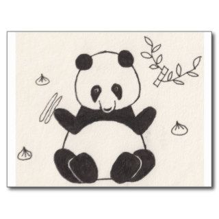 Dim Sum Panda Postcard