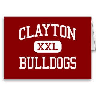 Clayton   Bulldogs   High   Clayton Oklahoma Card