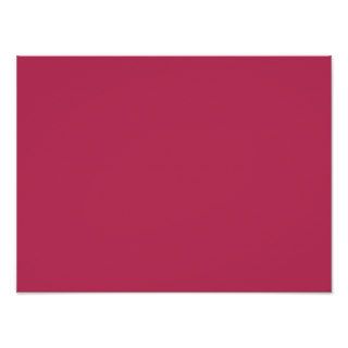 Hot Pink Trend Color Customized Template Blank Poster