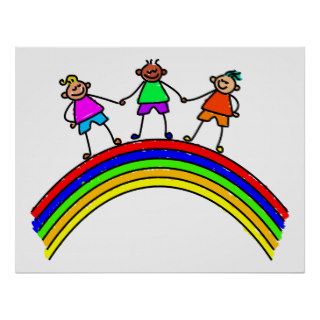 Rainbow Kids Posters