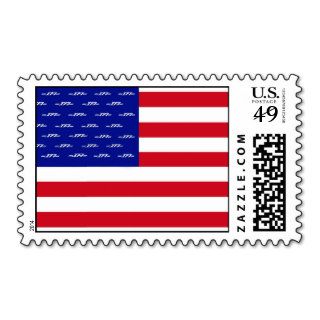 Insane Army American Flag IA US Postal Stamp