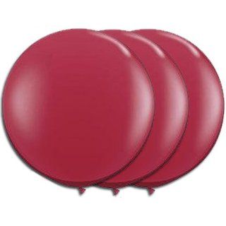 36 Inch Latex Balloon Scarlet Red (Premium Helium Quality) Pkg/3 Toys & Games