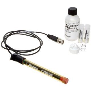 Thermo Scientific Orion 9720BNWP Combination Sure Flow Calcium Ion Selective Electrode (ISE) with Waterproof BNC Connector, 40, 100 to 0.02 ppm Measurement Range Science Lab Electrochemistry Accessories