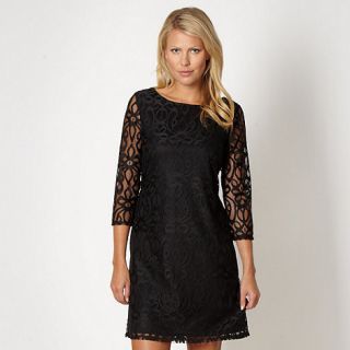 The Collection Black lace tunic dress