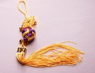 Feng shui Yellow Chinese Knot Chain  good for wealth J155   Strands Of Beads