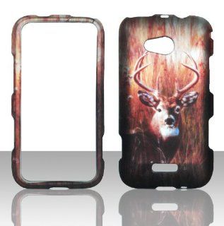 2D Buck Deer Samsung Galaxy Victory 4G LTE L300 Sprint , Virgin Mobile Case Cover Hard Phone Case Snap on Cover Rubberized Touch Protector Faceplates Cell Phones & Accessories