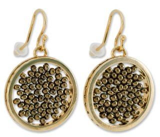 Gold plated dangle earrings, 'Upsala Volcano'   Handcrafted Gold Plated Dangle Earrings from Mexico Jewelry