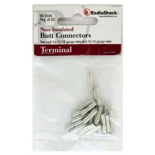 Radioshack Non insulated Butt Connectors
