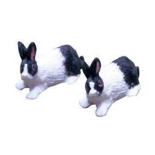 Dollhouse Miniature Two Baby Bunnies Toys & Games