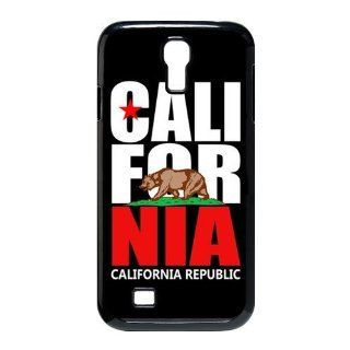 CALL FOR NIA CALIFORNIA REPUBLIC Bear Unique Durable Hard Plastic Case Cover for SamSung Galaxy S4 I9500 Custom Design Fashion DIY Cell Phones & Accessories