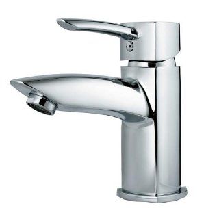 Vigo Industries VG01024CH Vigo Bathroom Faucet, 5 3/4" H x 1 3/4" W x 4 1/2" D, Curved SingleHandle Chrome   Touch On Bathroom Sink Faucets  