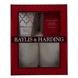 Baylis & Harding Frosted Cranberry Slipper Gift Set