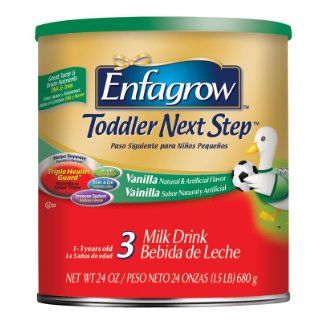 Enfagrow Toddler Next Step Vanilla  Powder Can, for Toddlers 1 Year and Up, 24 Ounce Powder Formula Health & Personal Care