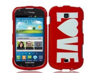 Red Love Image Hard Plastic Phone Cover Case for Samsung Stellar i200 Cell Phones & Accessories