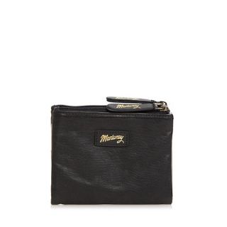 Mantaray Black scalloped leather zip purse
