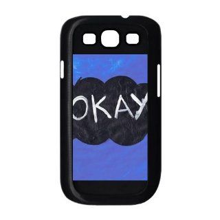 Funny Okay The Fault in Our Stars Quotes Samsung Galaxy S3 I9300 Case Hard Back Case Cell Phones & Accessories