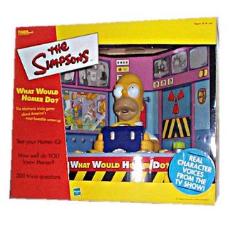 The Simpsons What Would Homer Do Electronic Trivia Game Toys & Games