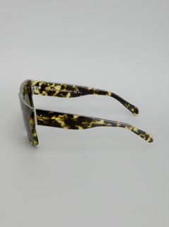 Céline Tortoiseshell Flat Top Sunglasses