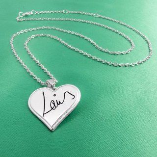 One Direction 'Louis Signature' Heart Necklace Jewelry