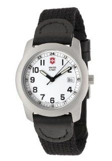 Victorinox Swiss Army Womens Field White Face Canvas Strap Watch 24979 Watches