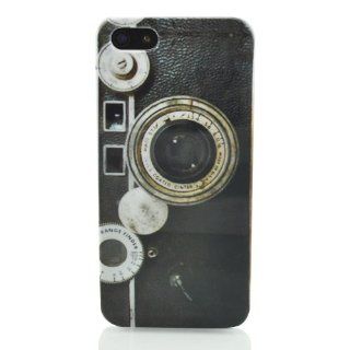 Old Fashion Style Camera Plastic Case Cover for iPhone 5 Cell Phones & Accessories