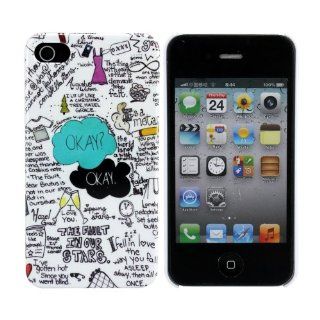 Harryshell Okay the Fault in Our Stars Iphone 4/4s Case John Green Cell Phones & Accessories