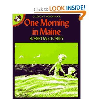 One Morning in Maine (Picture Puffins) Robert McCloskey 9780140501742 Books