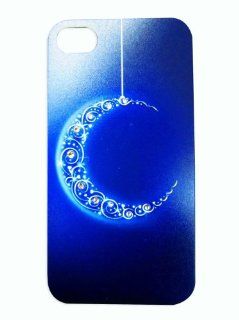 Gotoch Apple iPhone Cases Cover for IPhone 4/4s 5 with Fashionable And Chic Bling Cover Of Diamond Inlayed Color Emboss Drawing  Others(Crescent pendant)(iPhone 4/4S) Cell Phones & Accessories